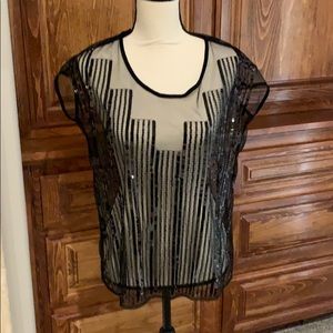 Inc sequence see through Top